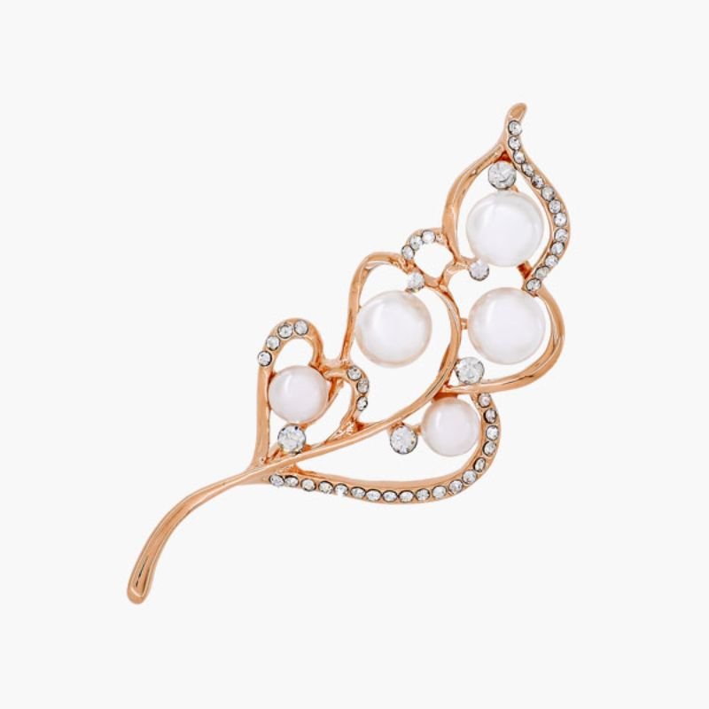 Platium Leaf Necklace